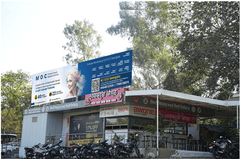Appughar & Durga Tekdi Parking billboard location